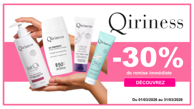 QIRINESS -30% de remise imm&eacute;diate